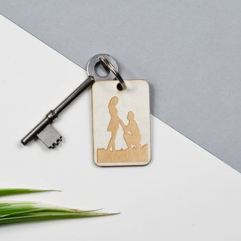 Proposal Silhouette Keyring